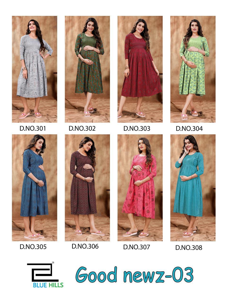 Blue Hills Good News 3 Latest Fancy Desinger Printed Kurti Collection